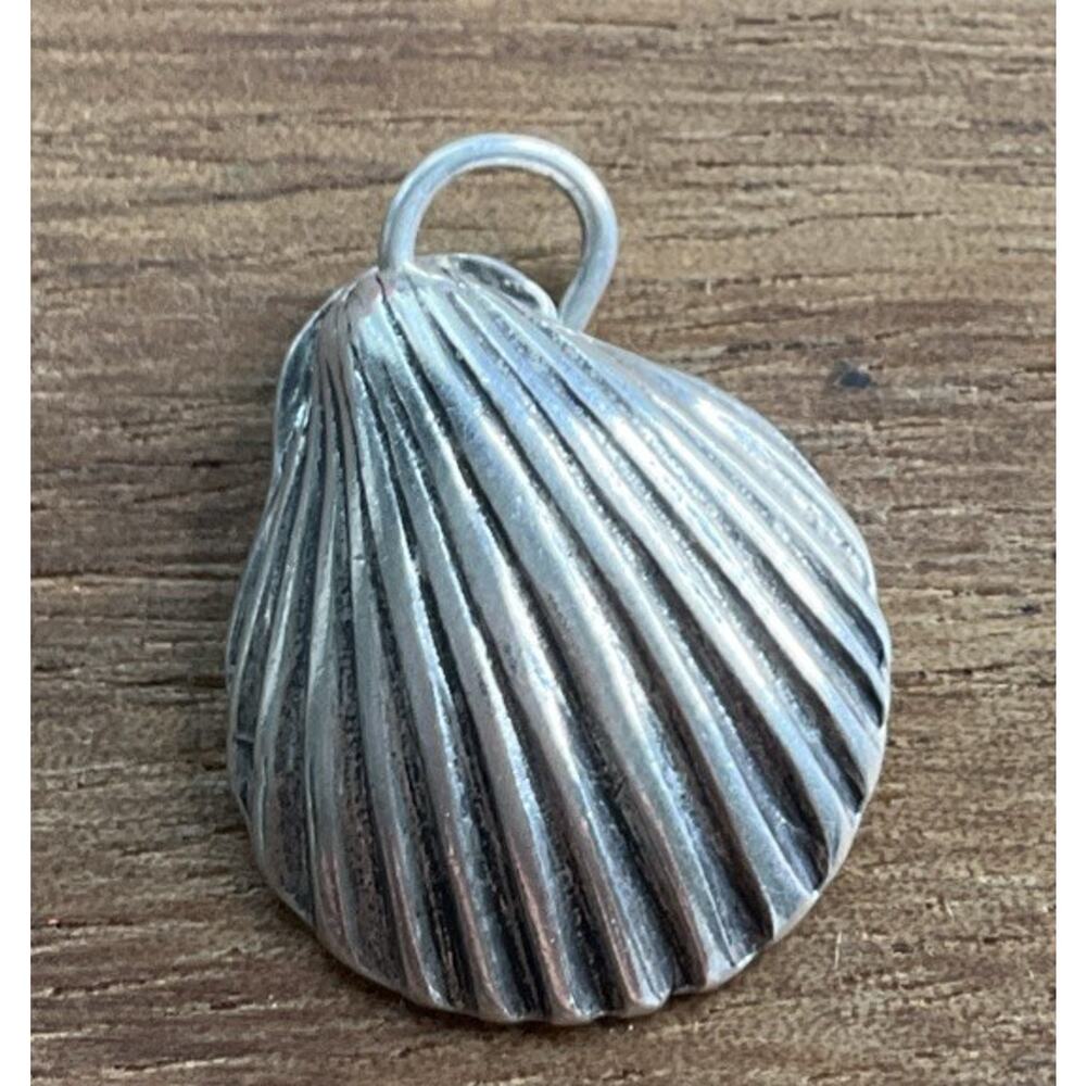 925 Sterling Silver Seashell Charm